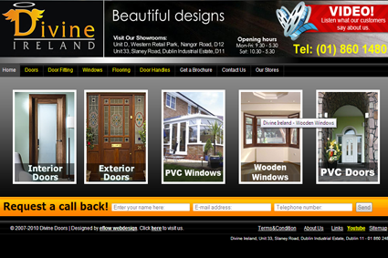 IDR Global Super Web Design, Divine Doors Case Study
